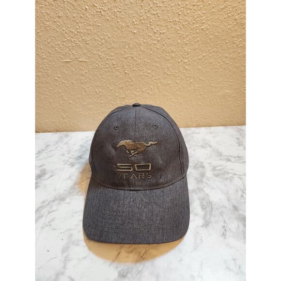 Fersten Worldwide Gray Celebrating 50th Anniversary of The Mustang Hat - Picture 1 of 7